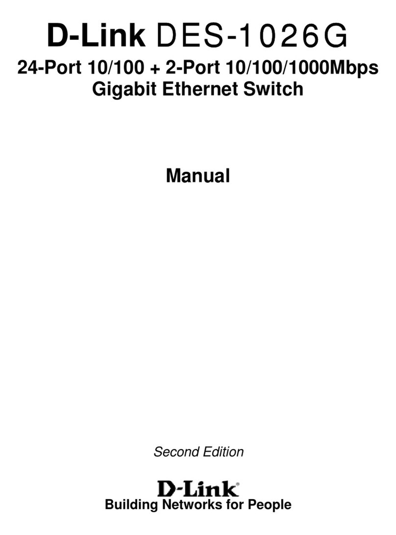 D-Link DES-1026G User manual