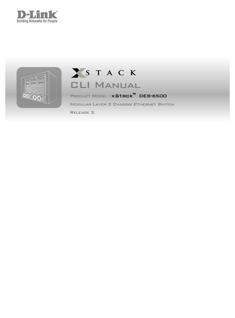 D-Link TM DES-6500 User manual D-Link TM DES-6500 User manual