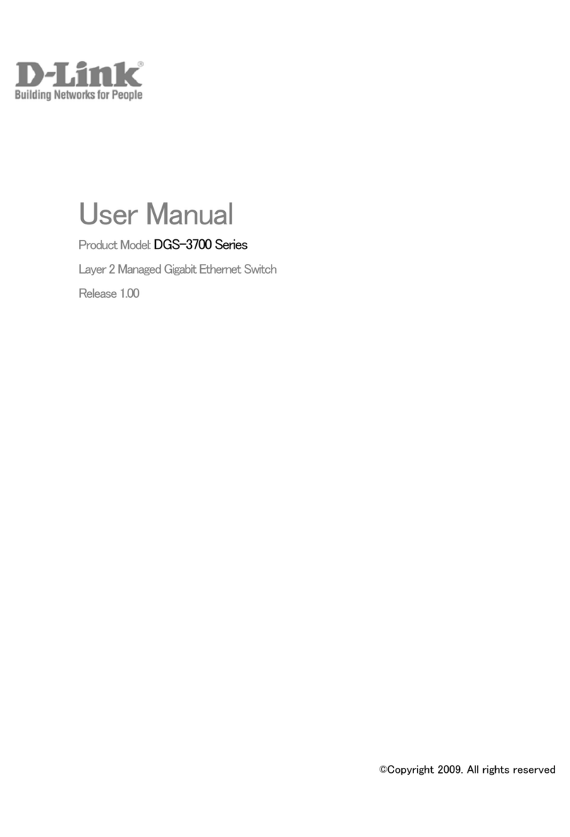 D-Link DGS-3700 Series User manual D-Link DGS-3700 Series User manual