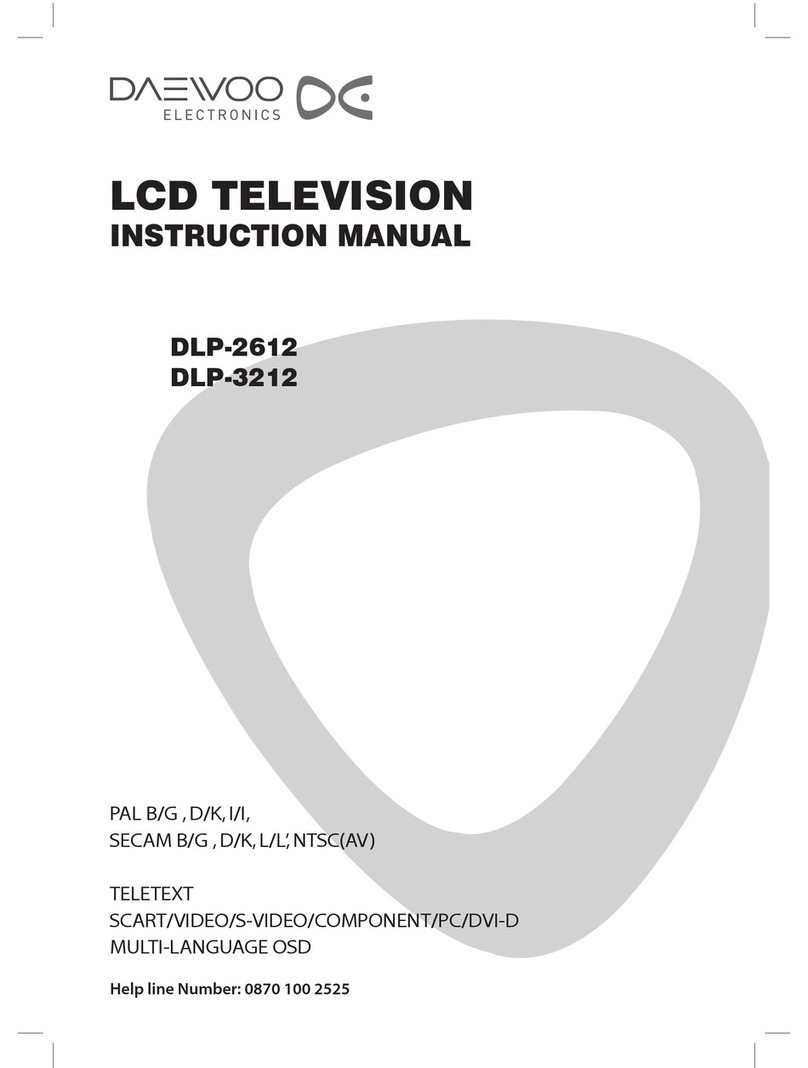 Daewoo DLP-2612 User manual