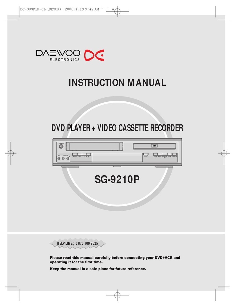 Daewoo SG-9210P instruction manual