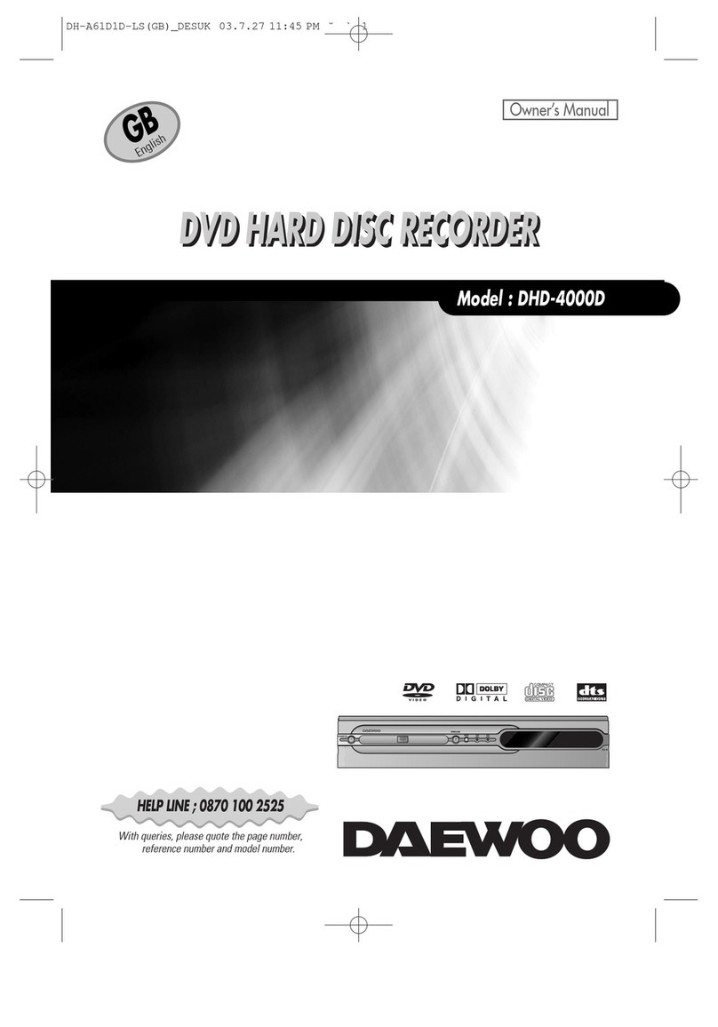 Daewoo DHD-4000D User manual
