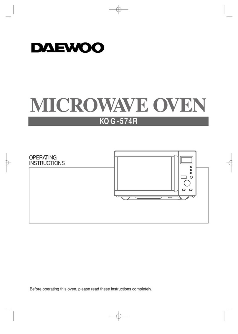 Daewoo KOG-574R operating instructions