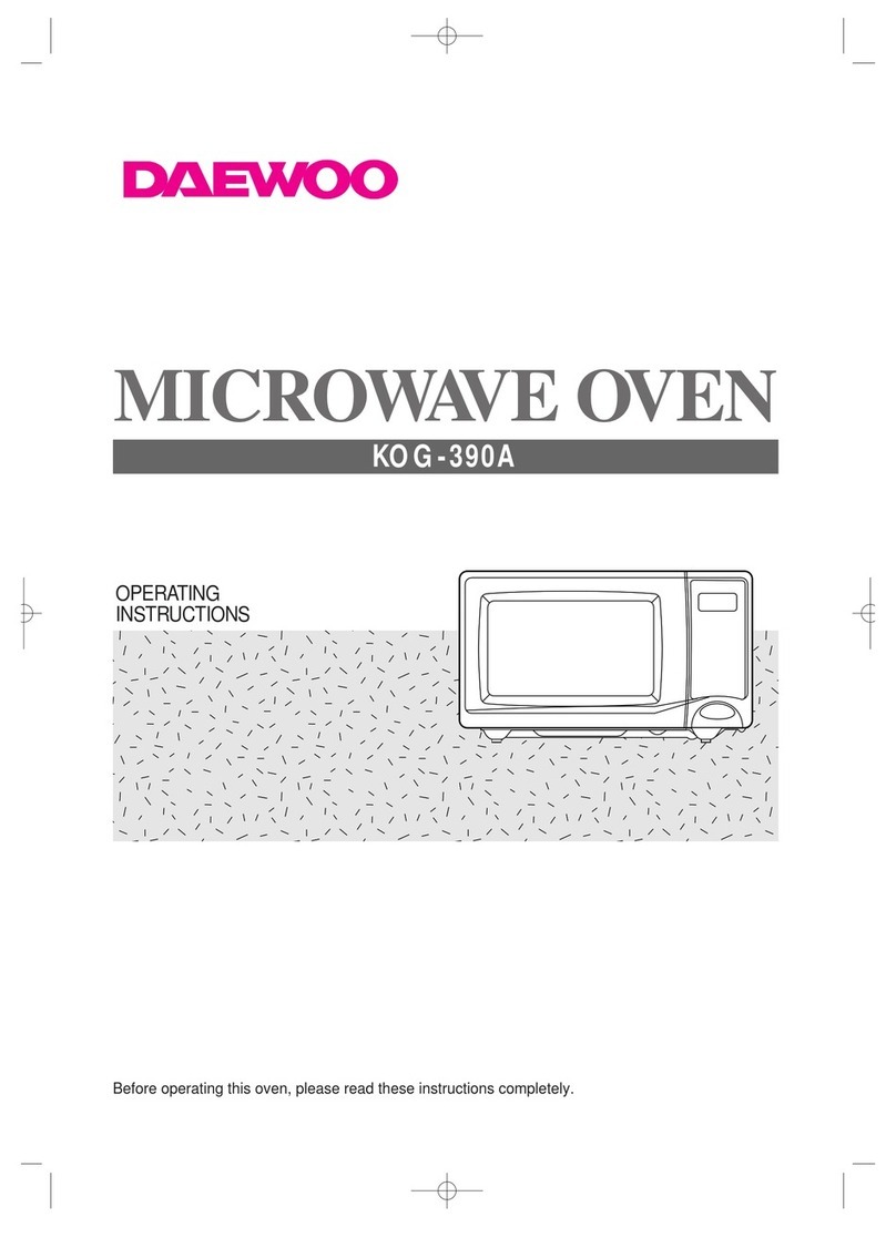 Daewoo KOG-390A User manual