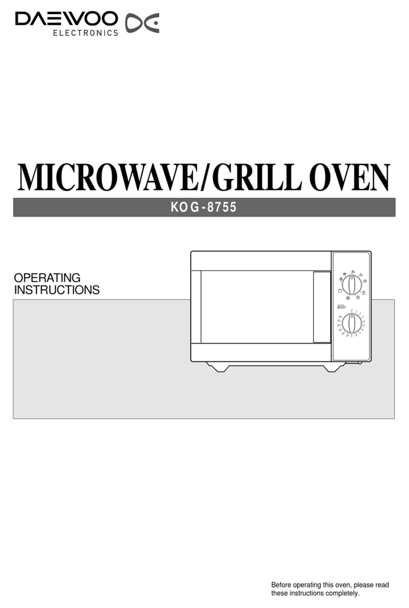 Daewoo KOG-8755 User manual