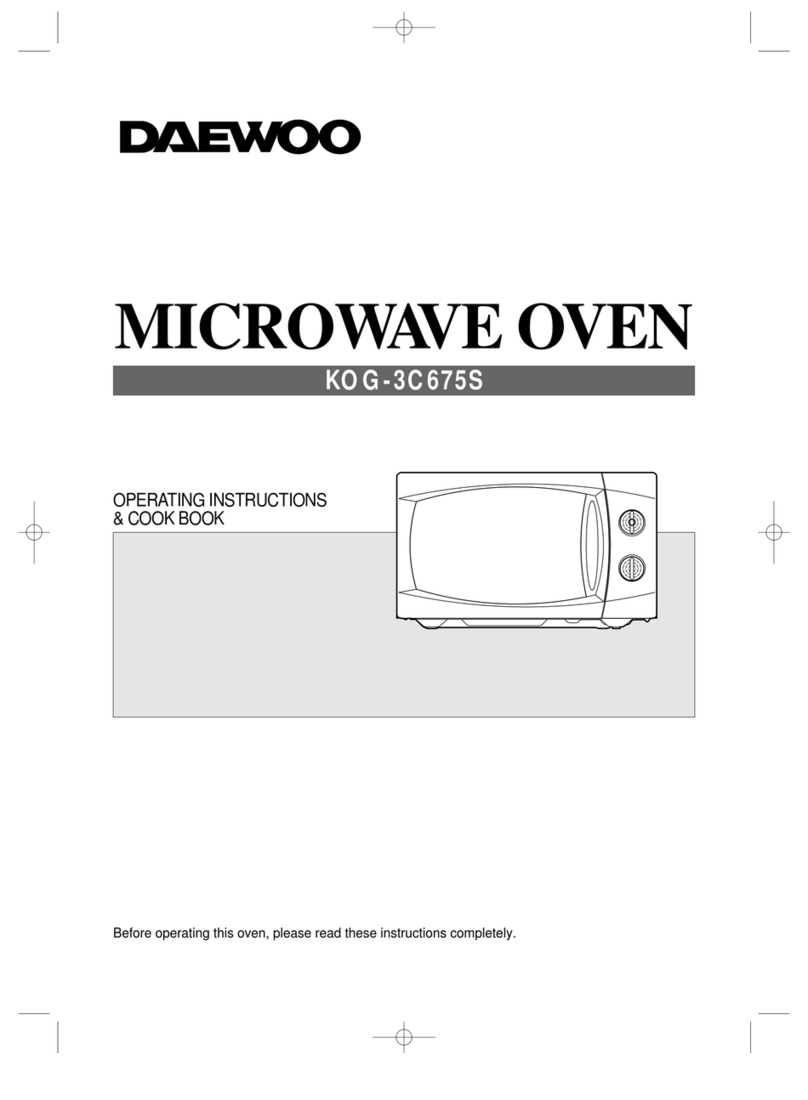 Daewoo KOG-3C675S operating instructions