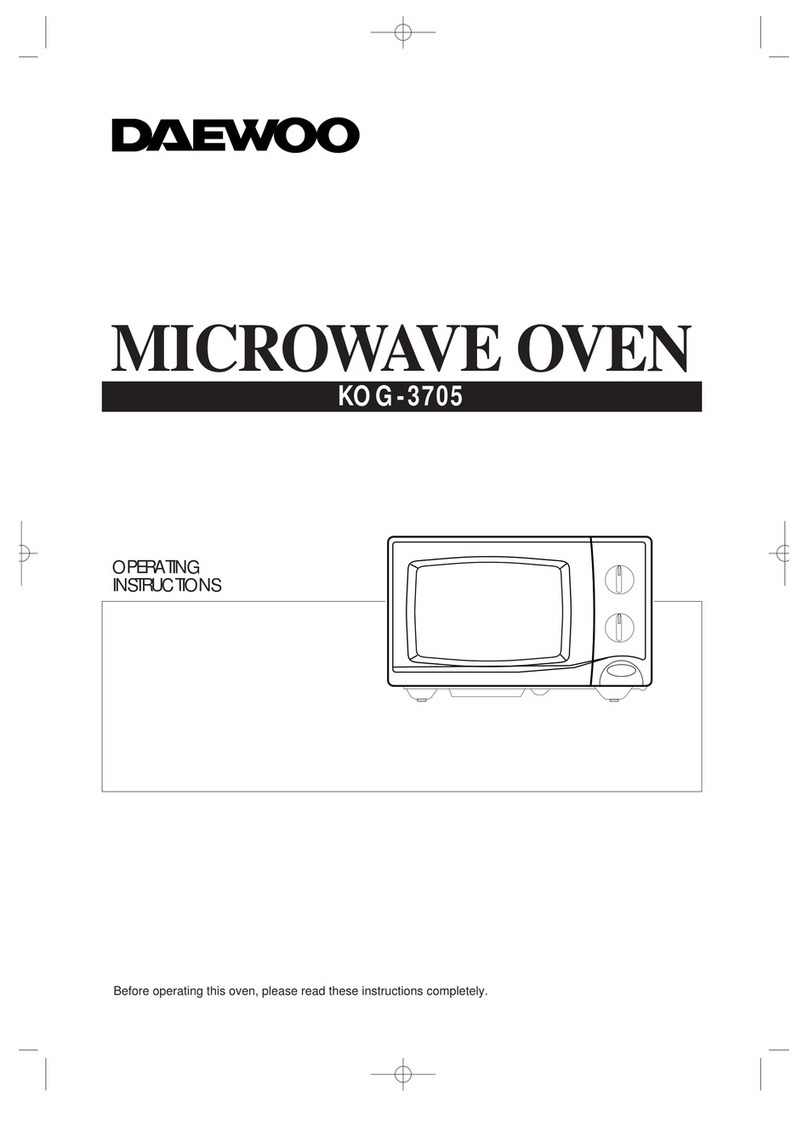 Daewoo KOR-86150S operating instructions