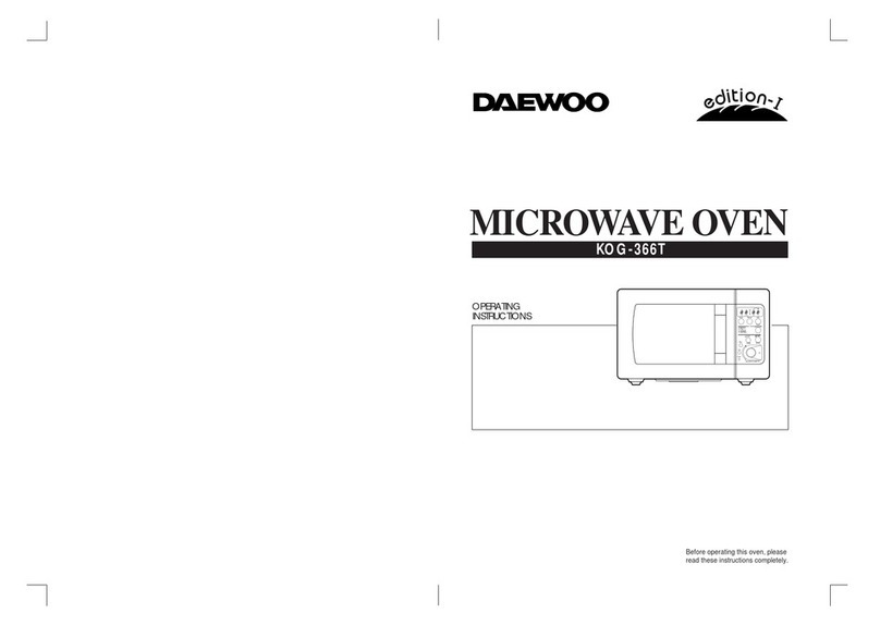 Daewoo KOG-366T operating instructions