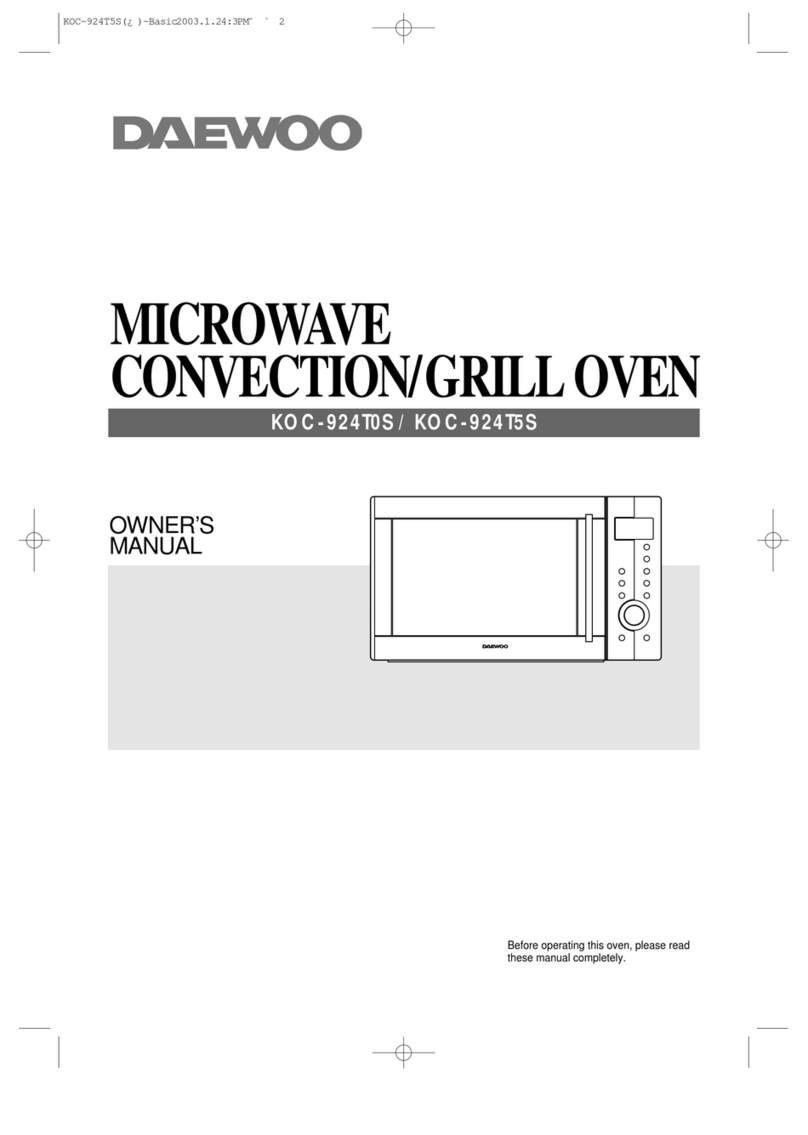 Daewoo KOC-924T0S User manual