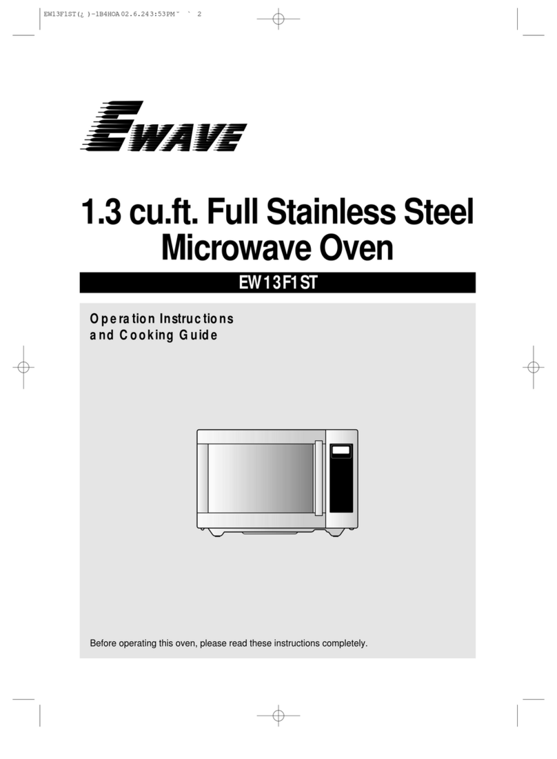 Daewoo EW13F1ST Operation instructions