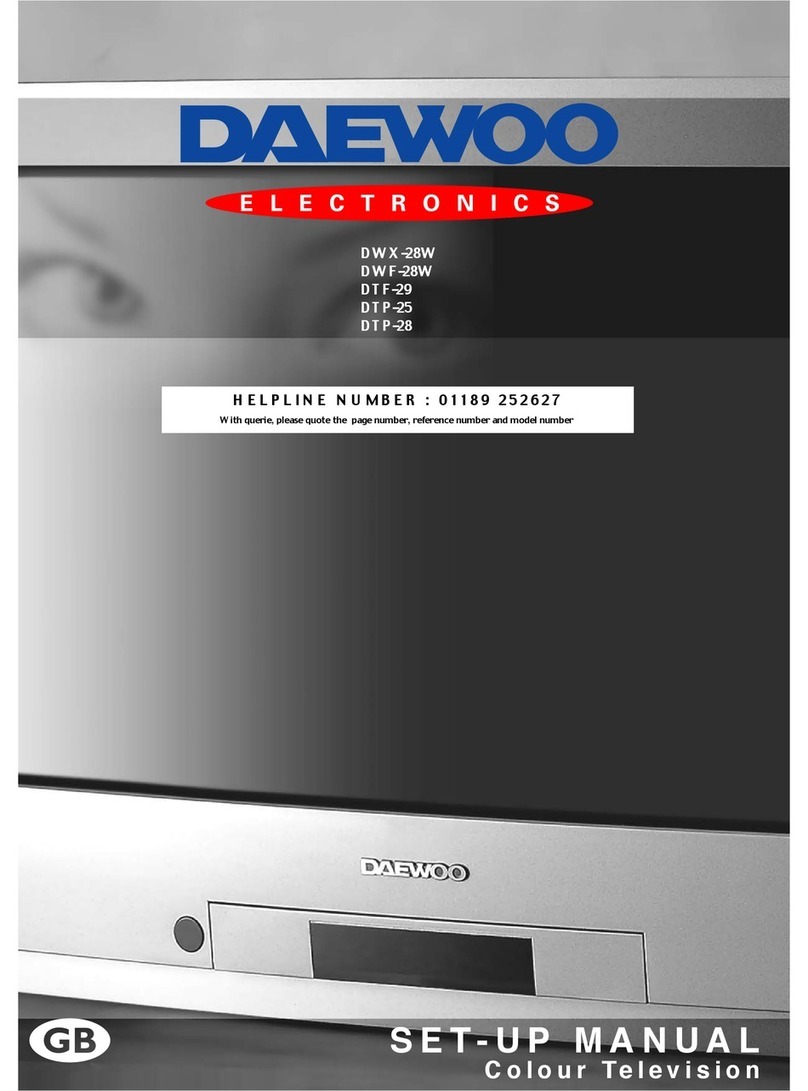 Daewoo D W X -28W, D W F -28W, D T F -29, D T P -25, D T P... User guide Daewoo D W X -28W, D W F -28W, D T F -29, D T P -25, D T P... User guide