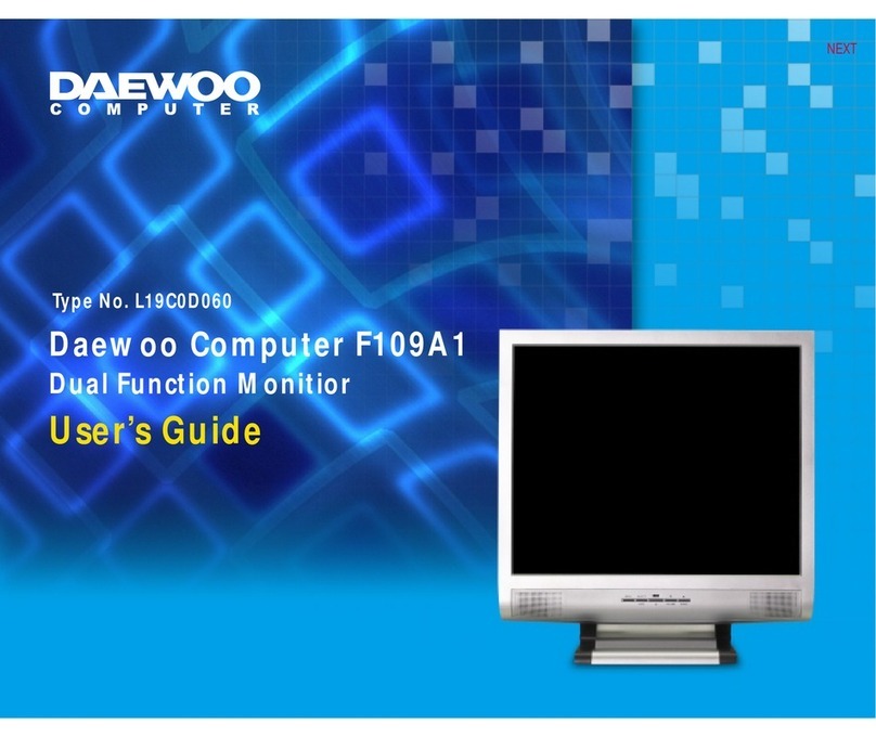 Daewoo F109A1 user guide