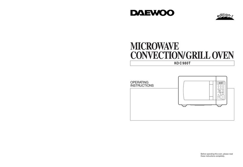 Daewoo KOC980T User manual