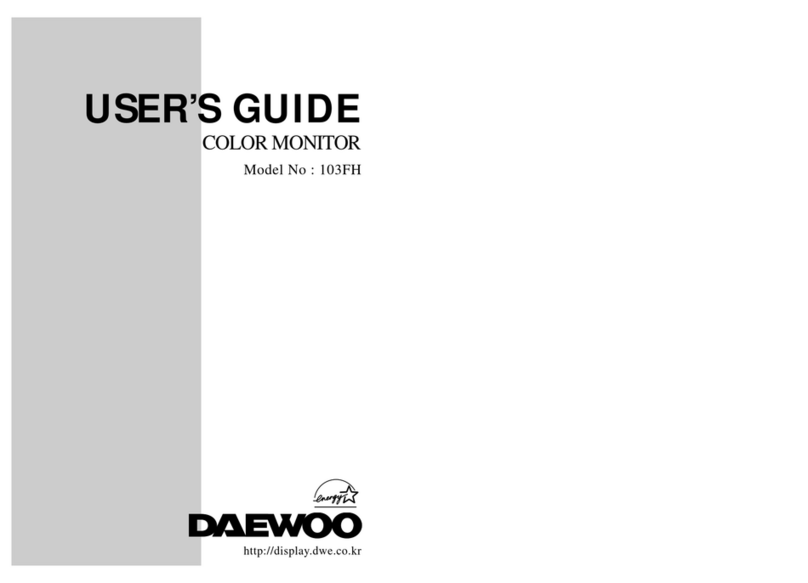 Daewoo 103FH User manual
