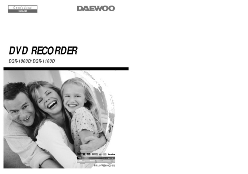 Daewoo DQR-1000D User manual
