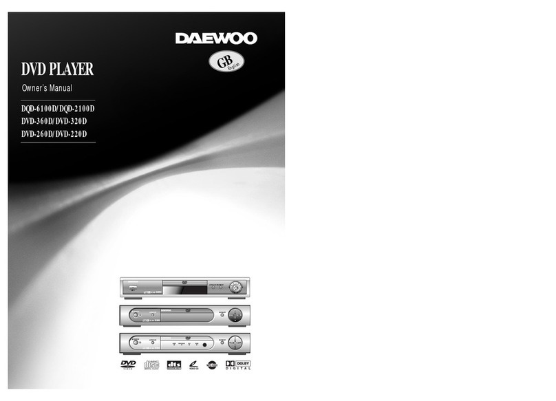 Daewoo DQD-6100D owner's manual