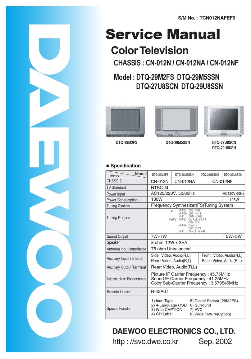 Daewoo DTQ-29M2FS User manual