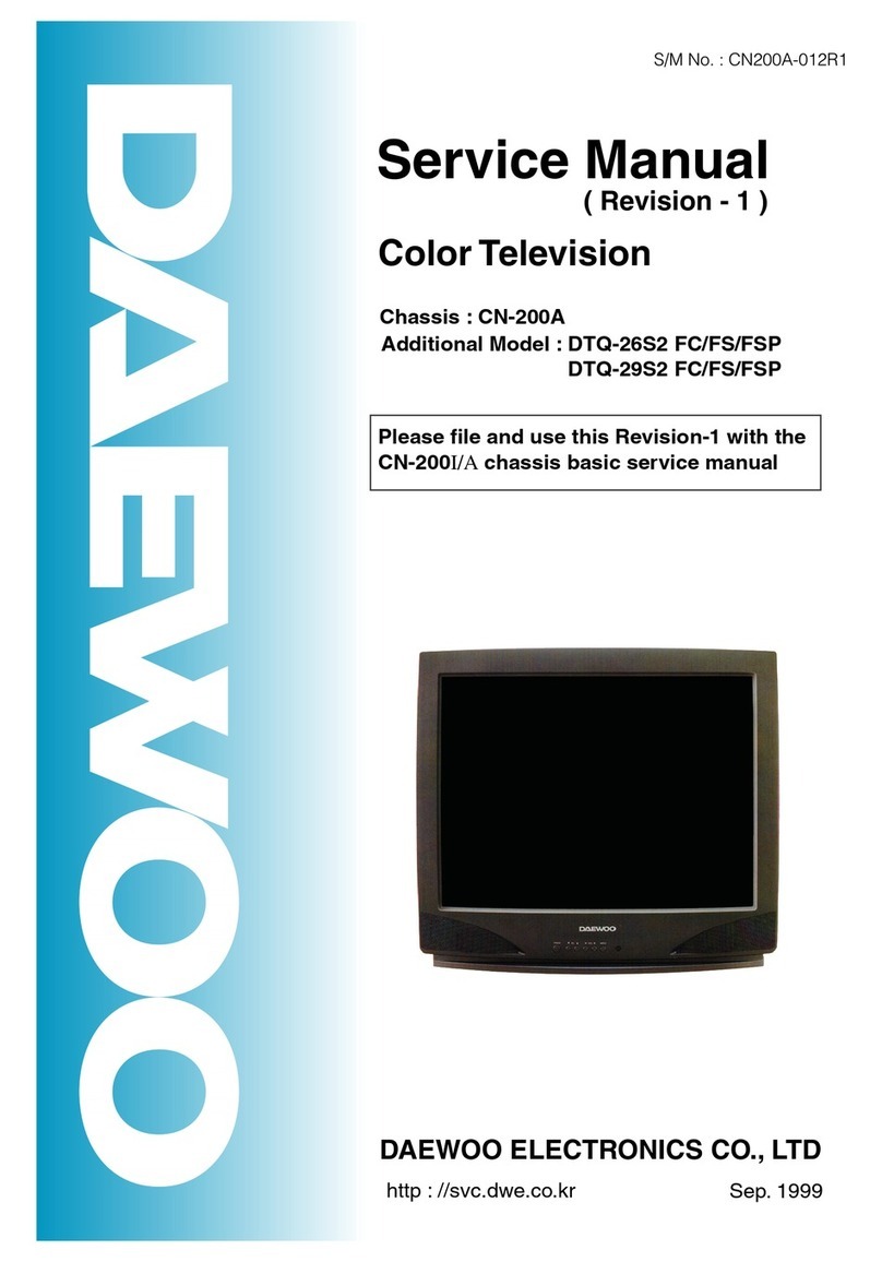 Daewoo DTQ-26S2 FC Service manual