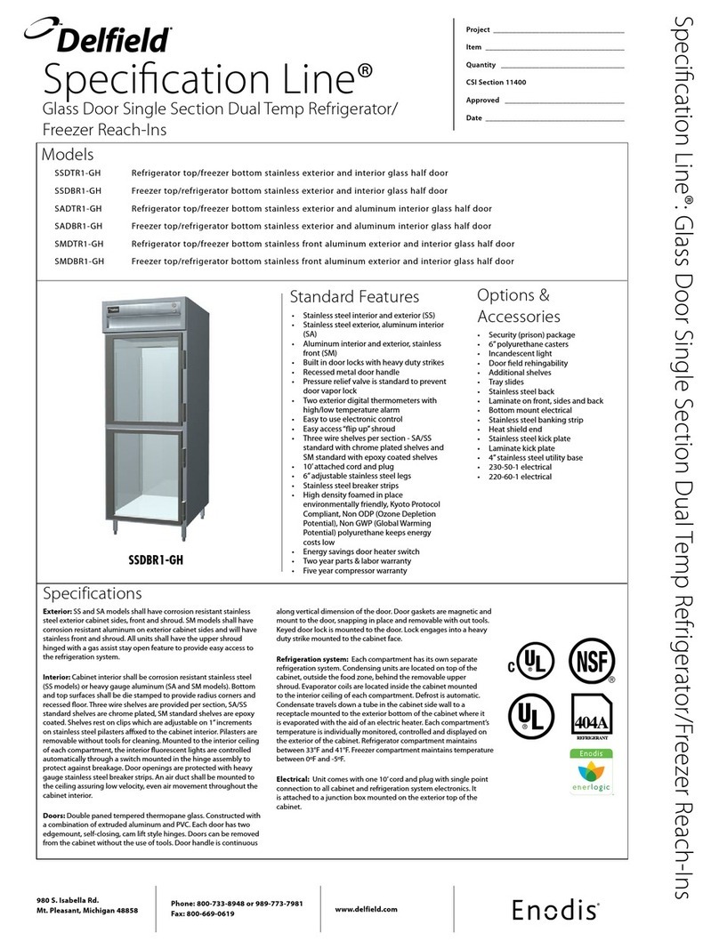 Delfield SADBR1-GH specification