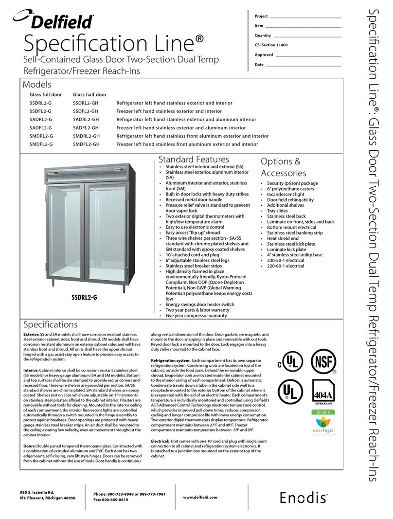 Delfield SADFL2-G specification