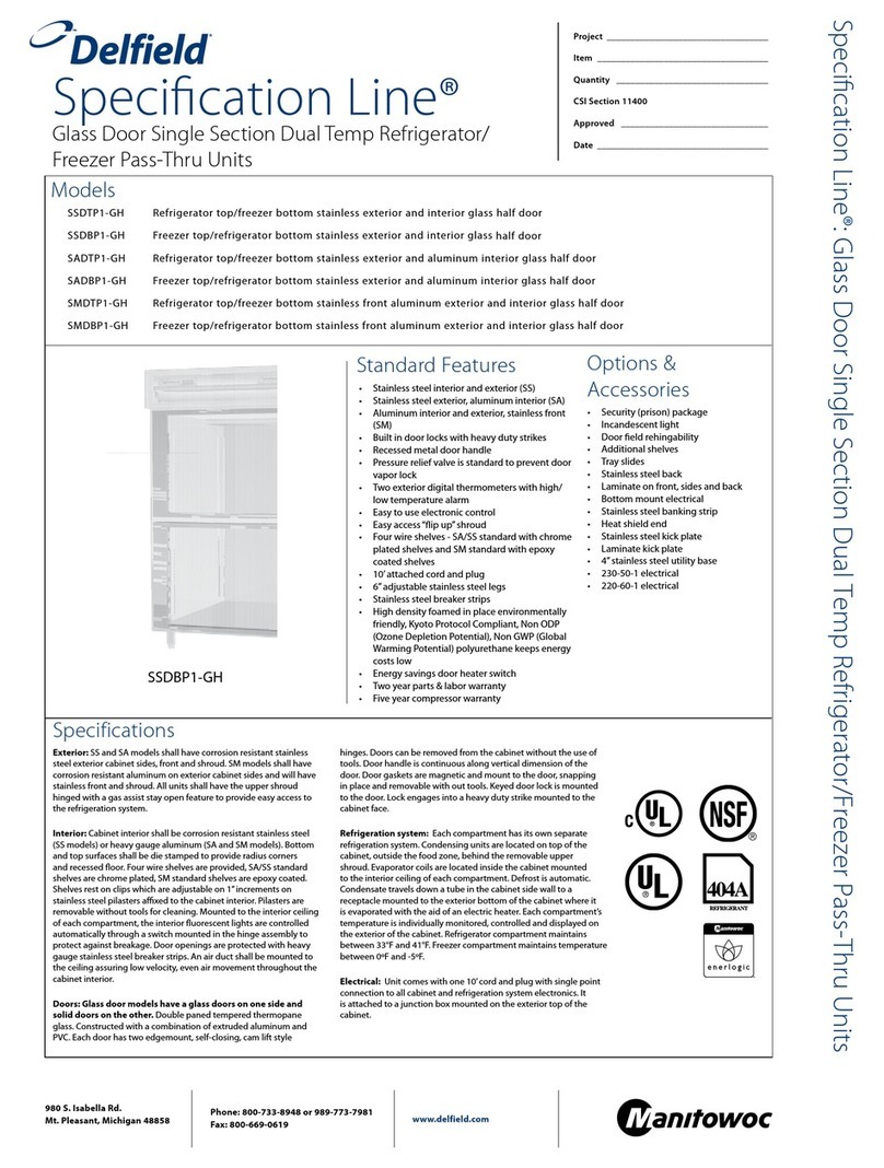 Delfield SADBP1-GH specification