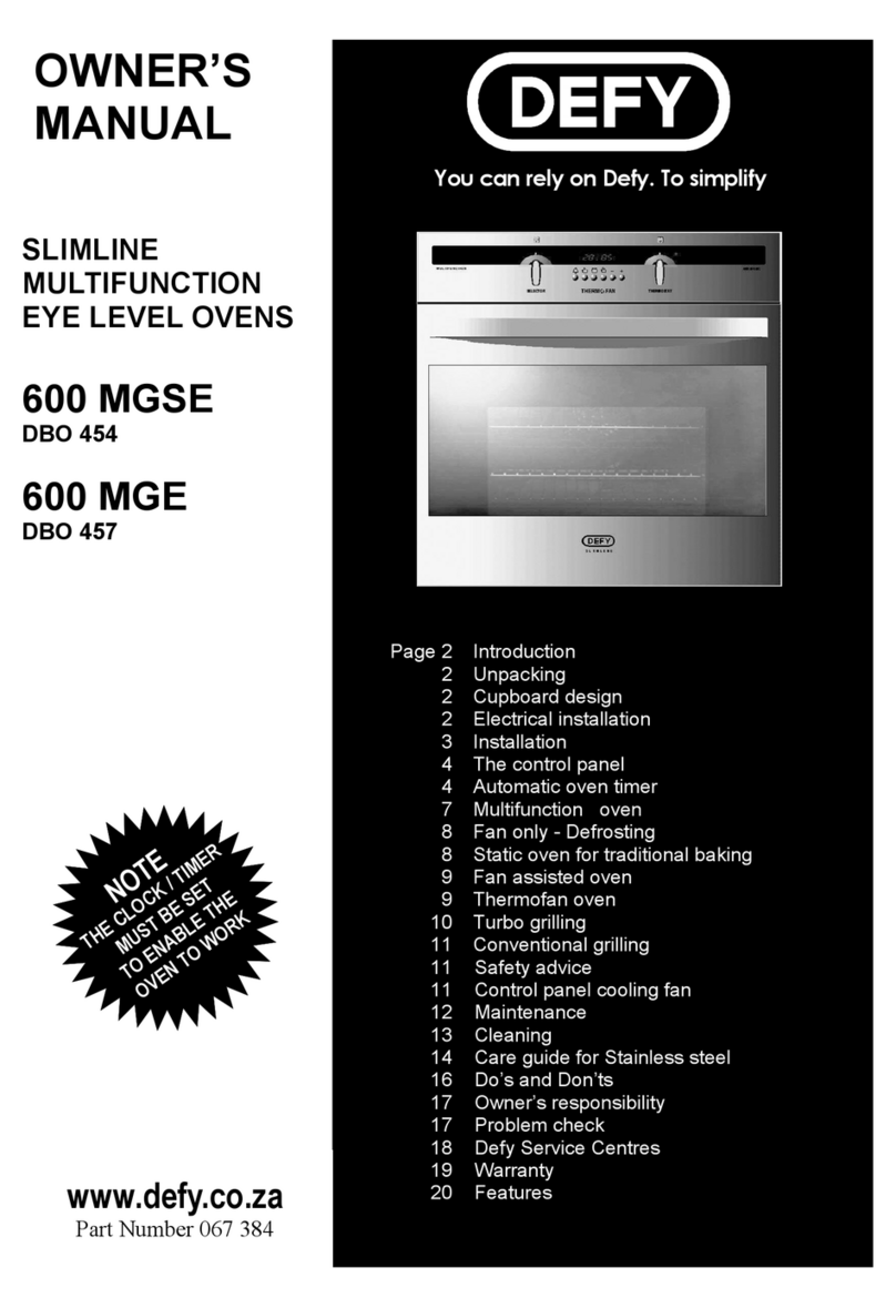 Defy 600 MGE User manual