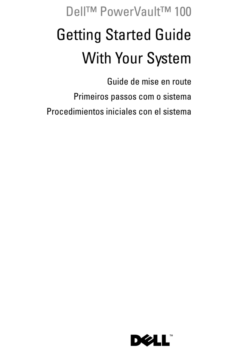 Dell PowerVault JU892 Getting started guide