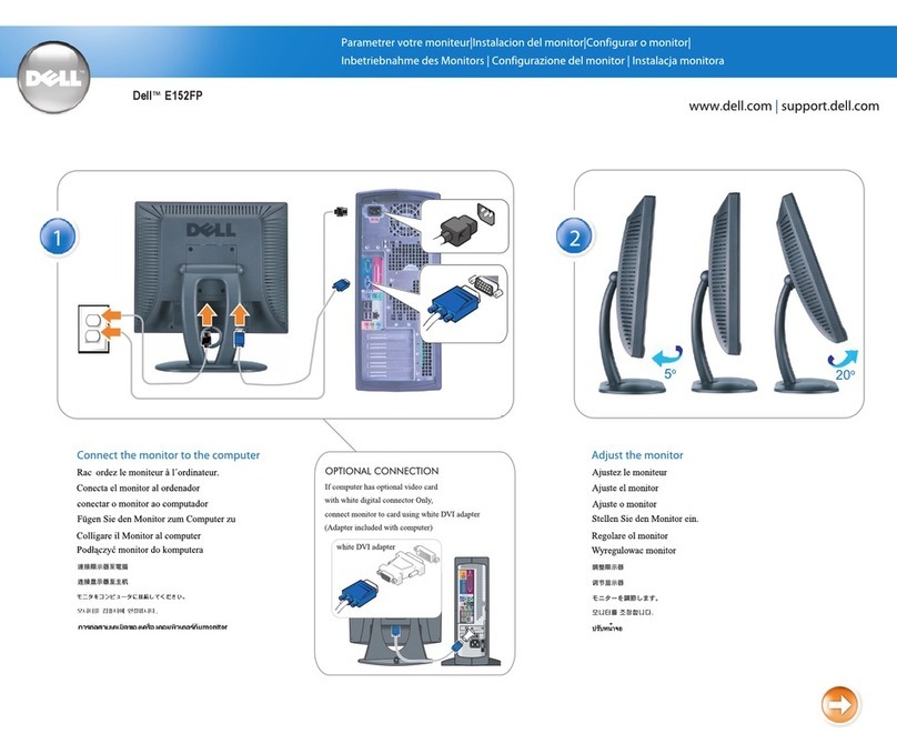 Dell E152FP User manual