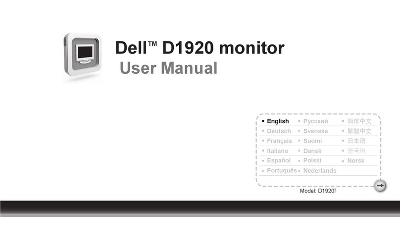 Dell D1920F User manual