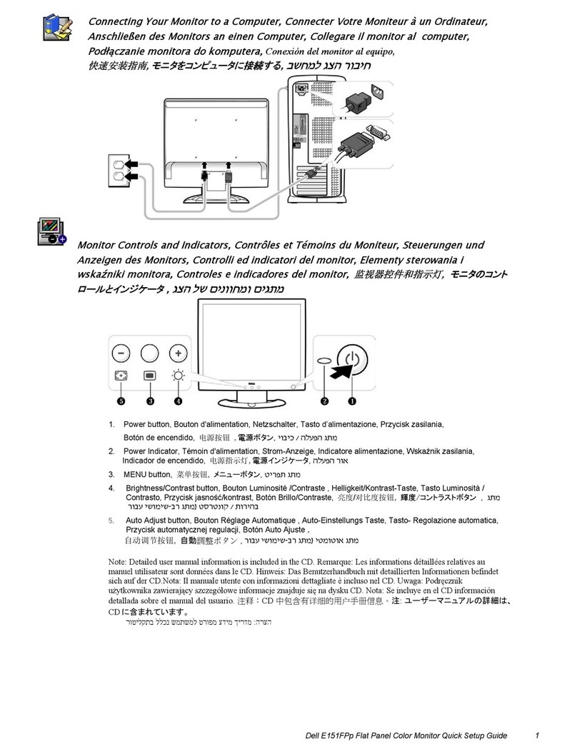 Dell E151FPp User manual Dell E151FPp User manual
