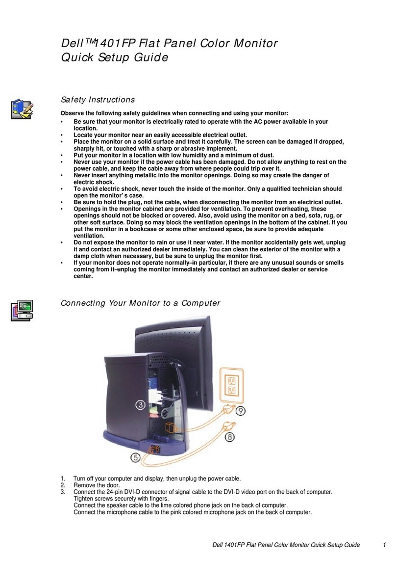 Dell 1401FP User manual Dell 1401FP User manual