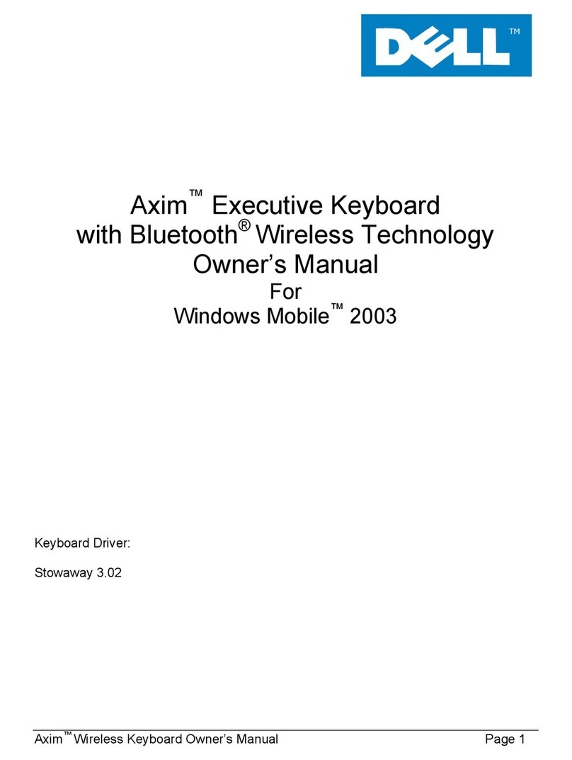 Dell Axim User manual