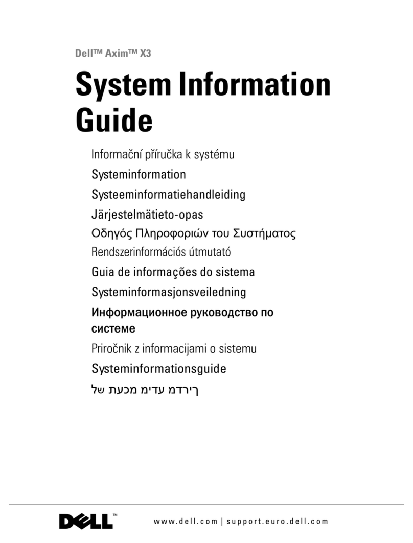 Dell Axim X3 Information guide
