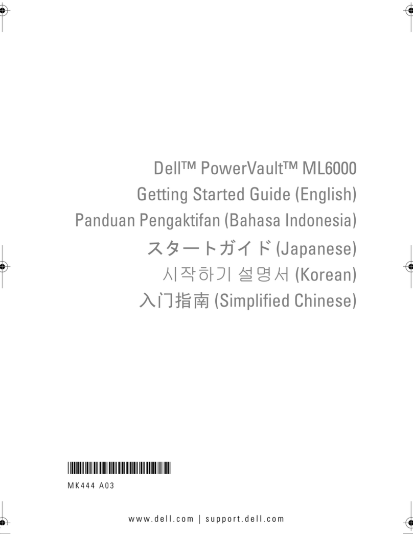 Dell PowerVault ML6000 Getting started guide