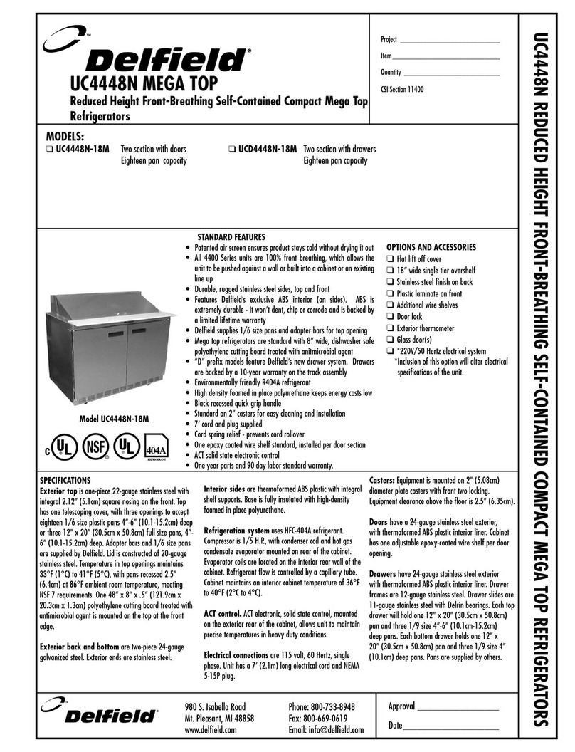 Delfield UC4448N-18M Specifications