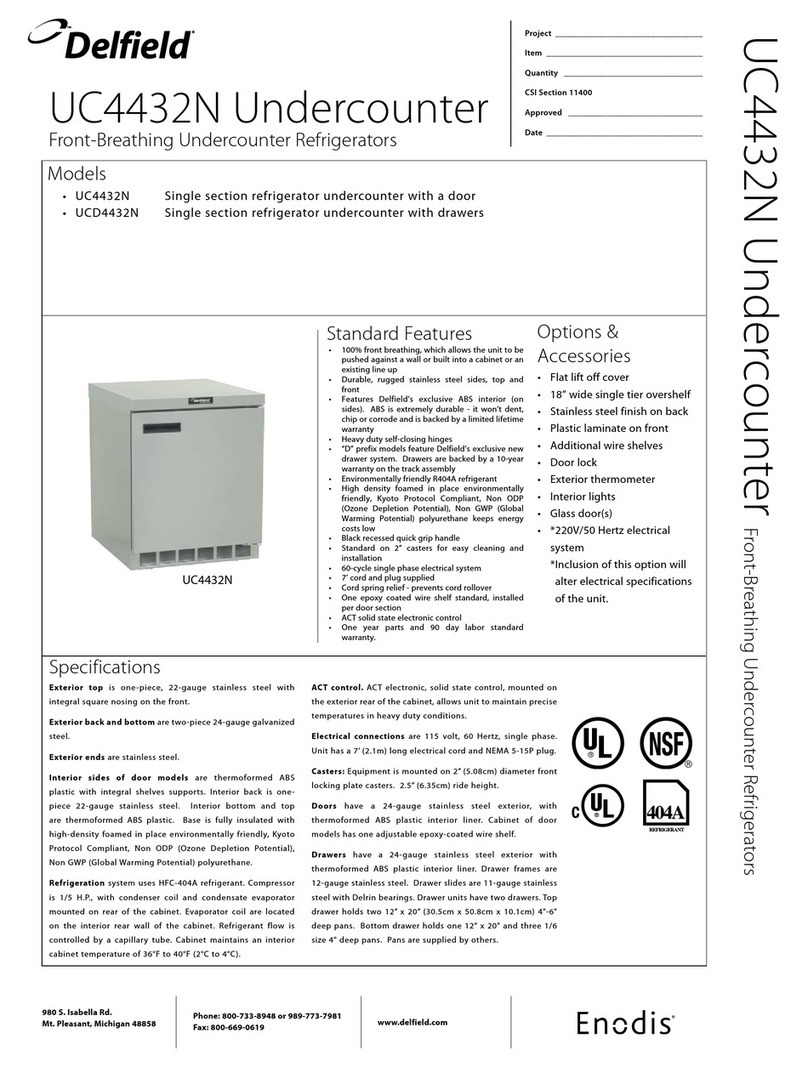 Delfield UC4432N Specifications