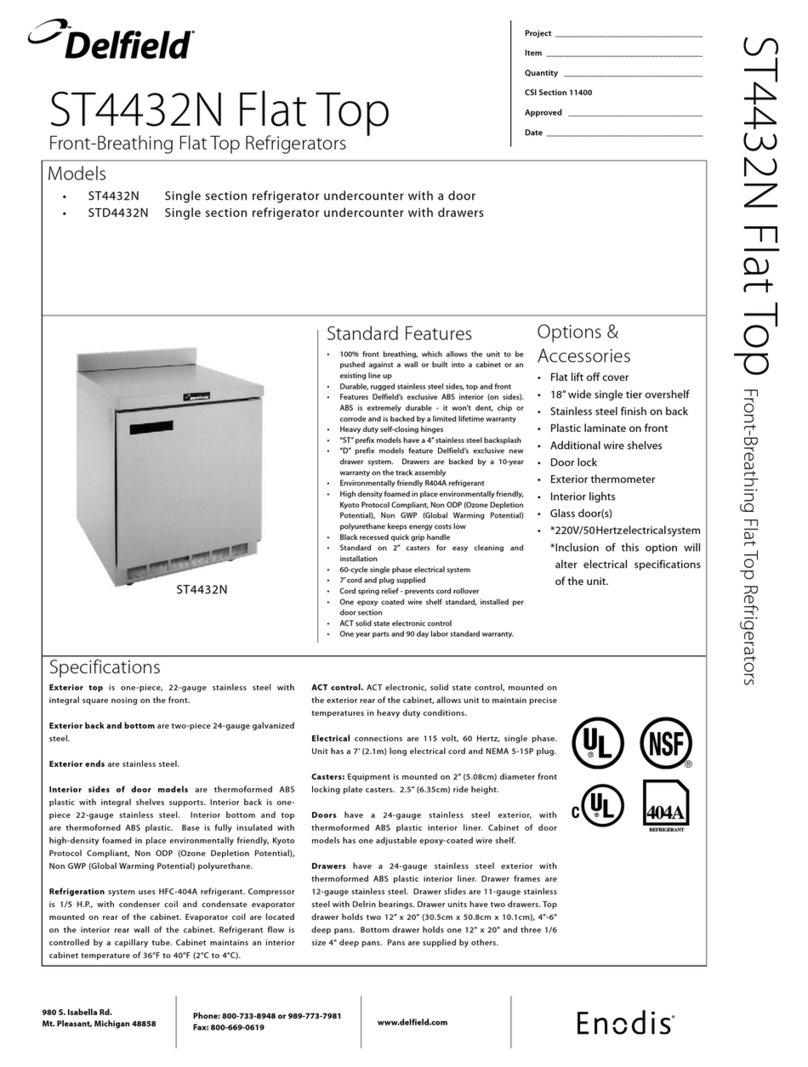 Delfield ST4432N Specifications