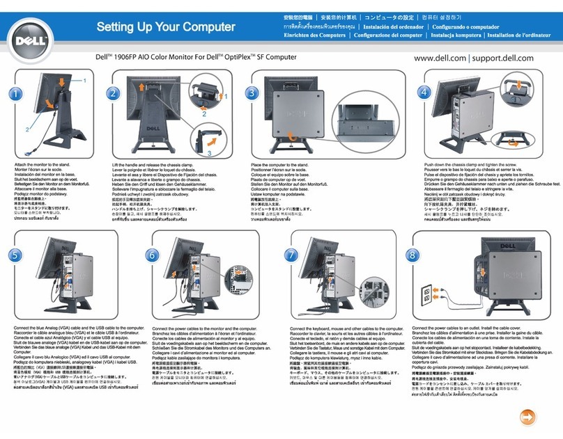 Dell OPTIPLEX 1906FP User instructions Dell OPTIPLEX 1906FP User instructions