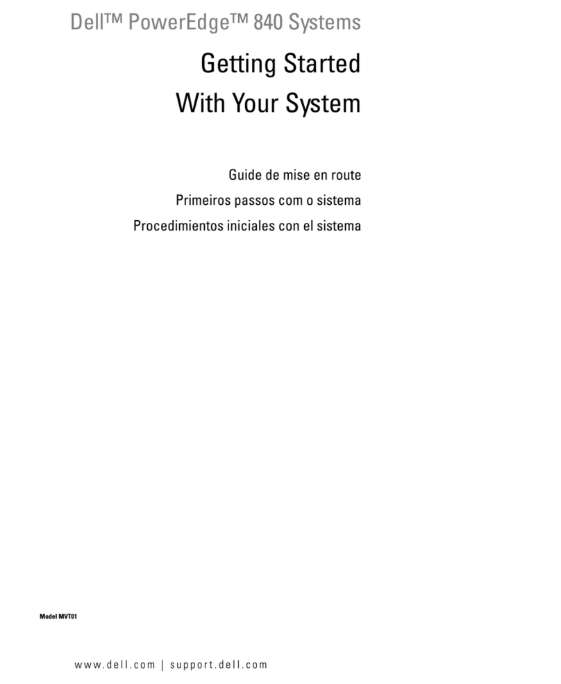 Dell POWEREDGETM MVT01 Getting started guide
