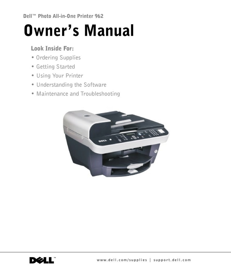 Dell 962 User manual