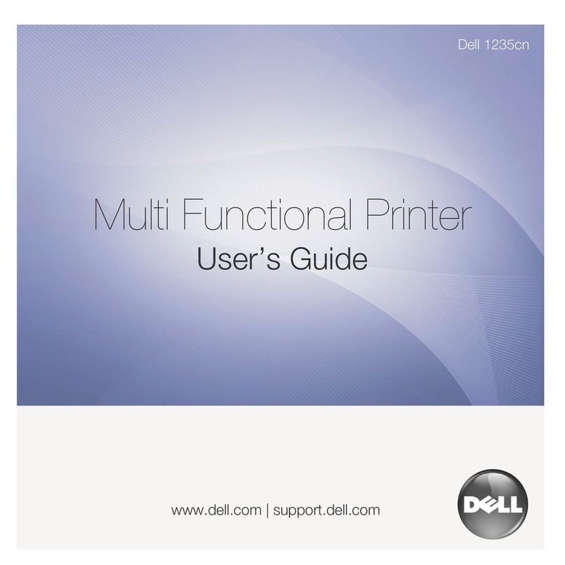 Dell Multifunction Color Laser Printer 1235cn User manual