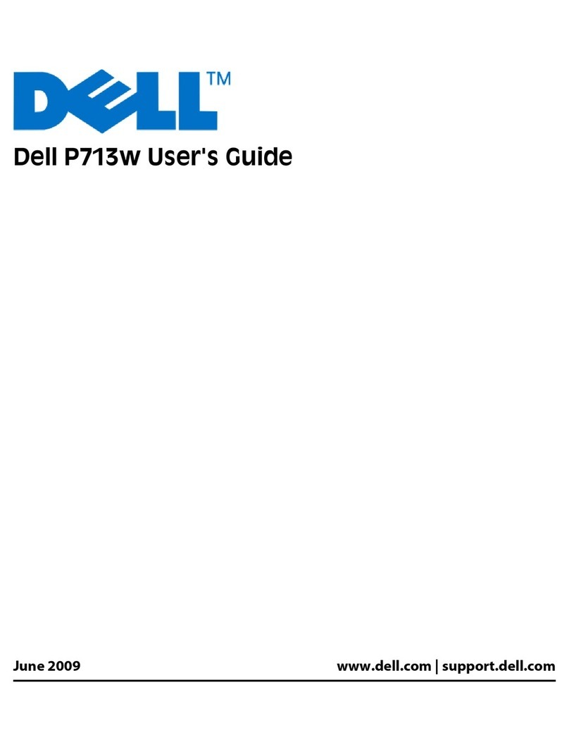 Dell P713W User manual