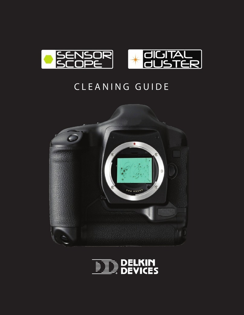 Delkin Devices SensorScope System Cleaning guide