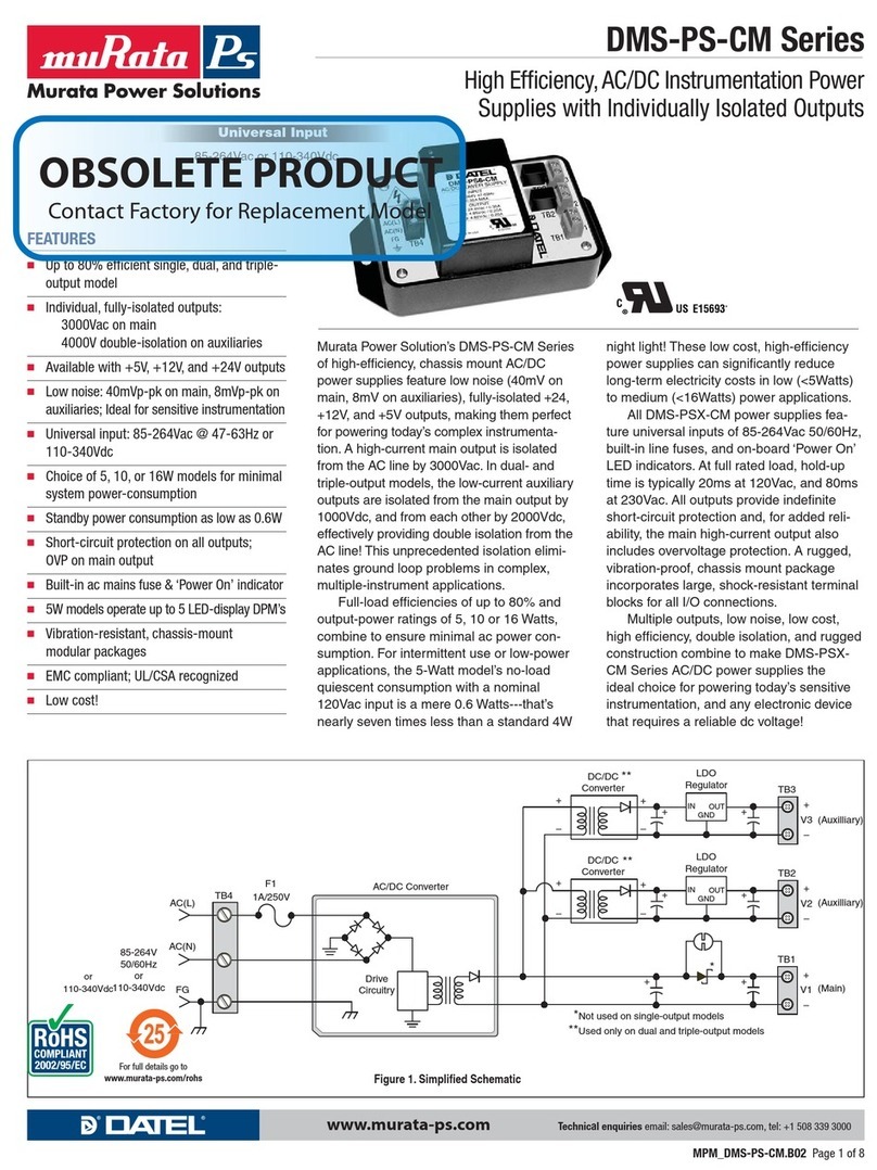 Datel DMS-PS-CM datasheet