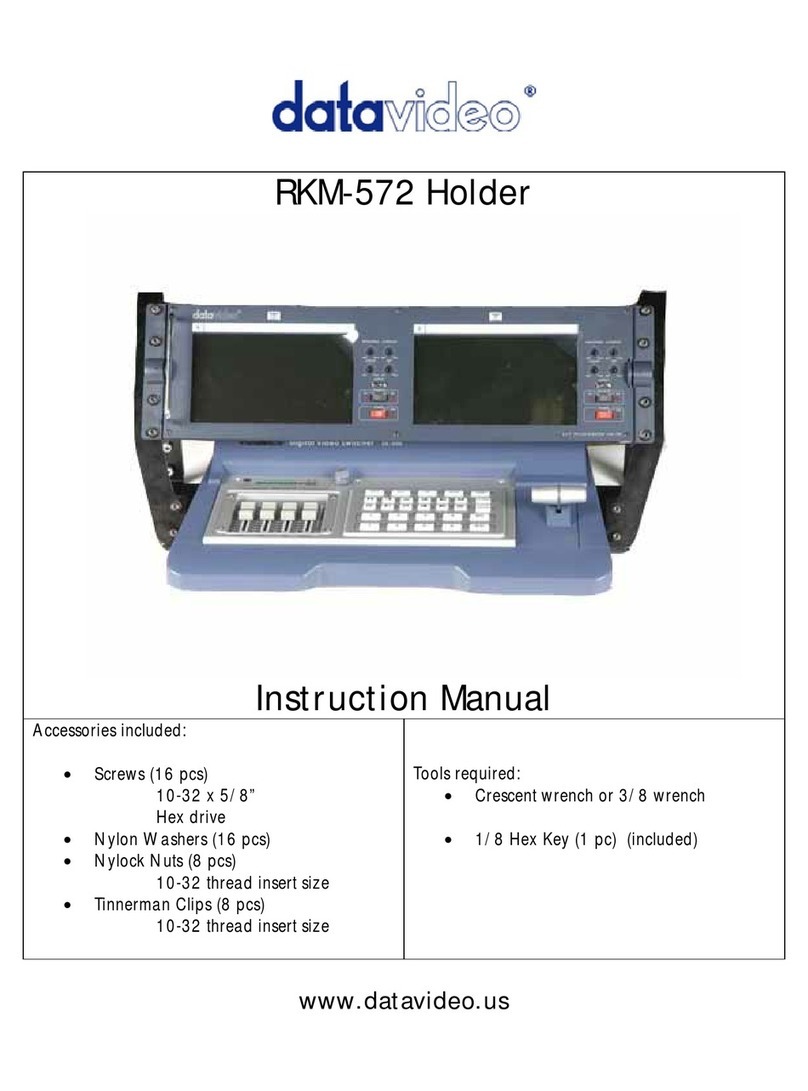 Data Video Holder RKM-572 instruction manual