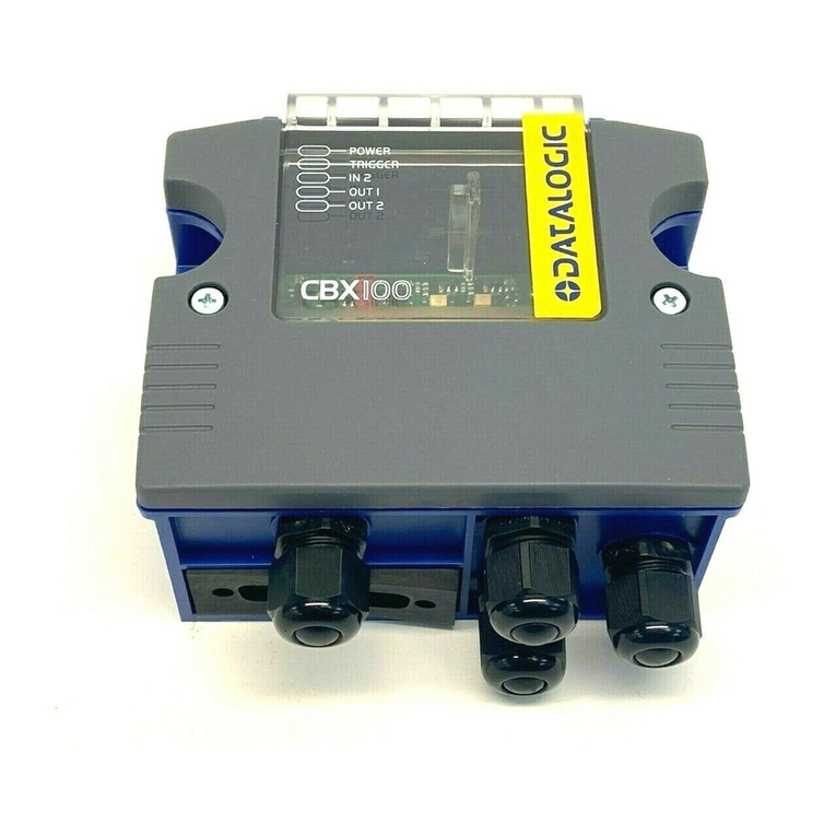Datalogic CBX100 installation manual