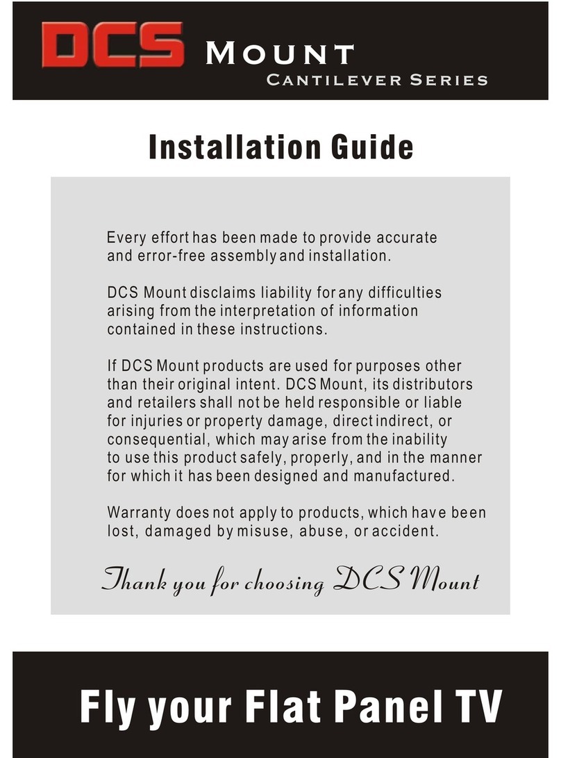 DCS Flat Panel TV installation guide
