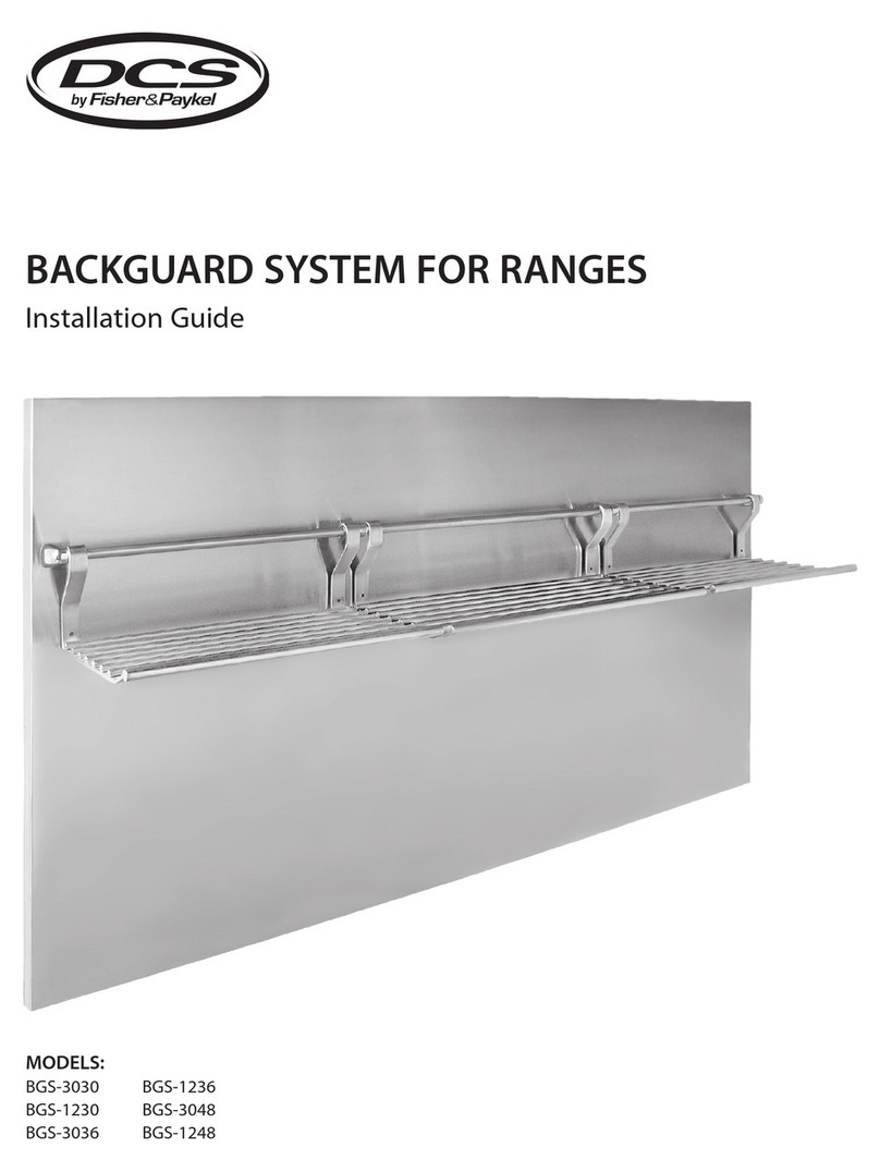 DCS BGS-1230 installation guide