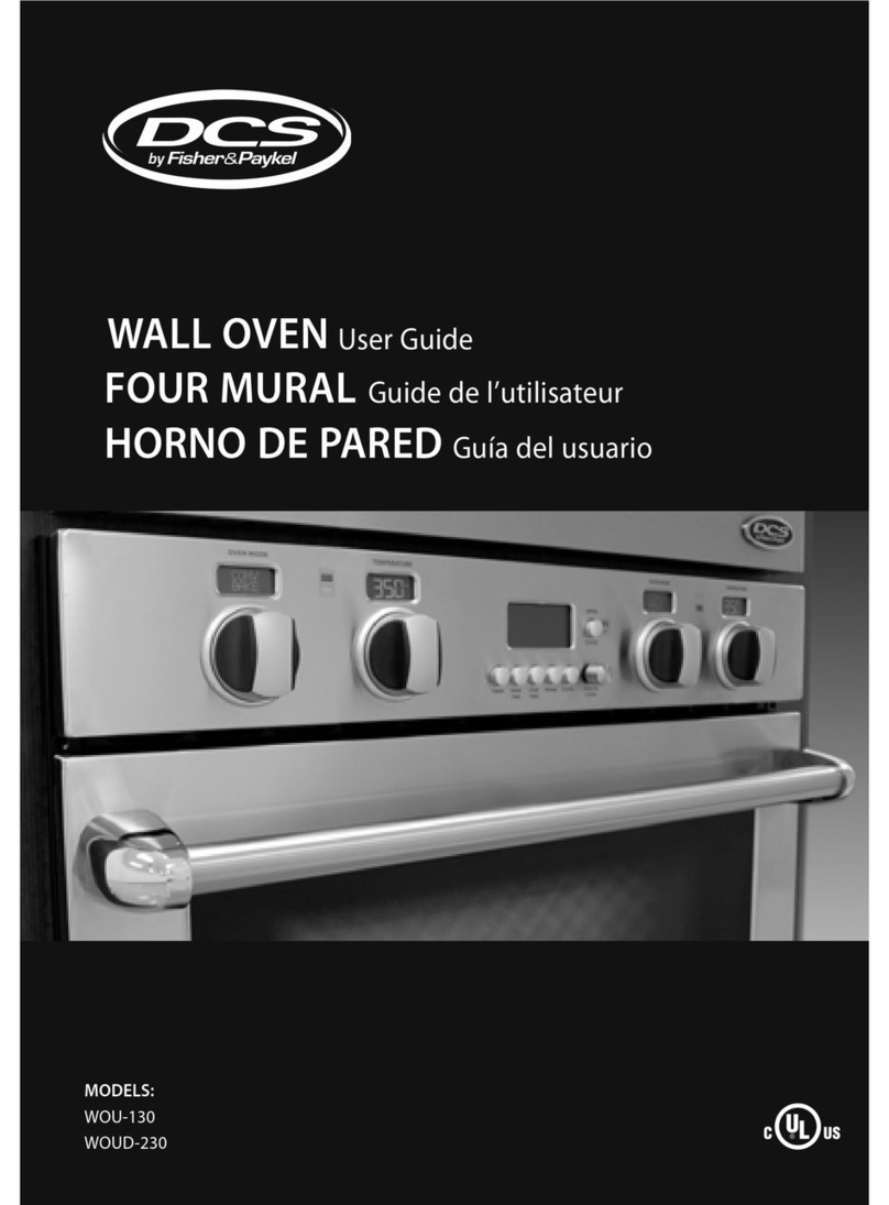 DCS WOU-130 User manual