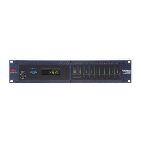 dbx DriveRack 4820 user manual